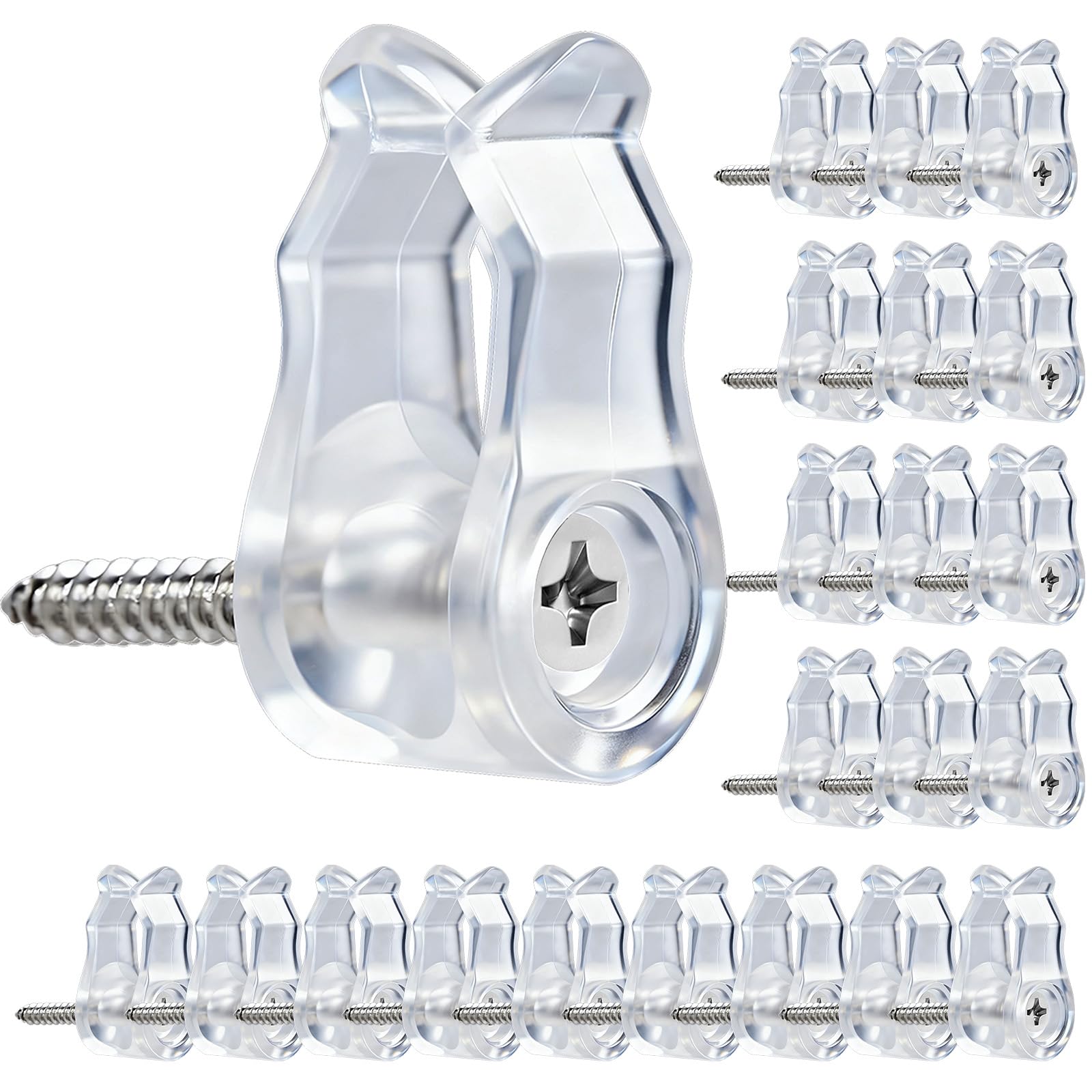 Individual String Light Clips Snapklik.com : 50 PCS Outdoor String Light Clips, Christmas Light Clips ...