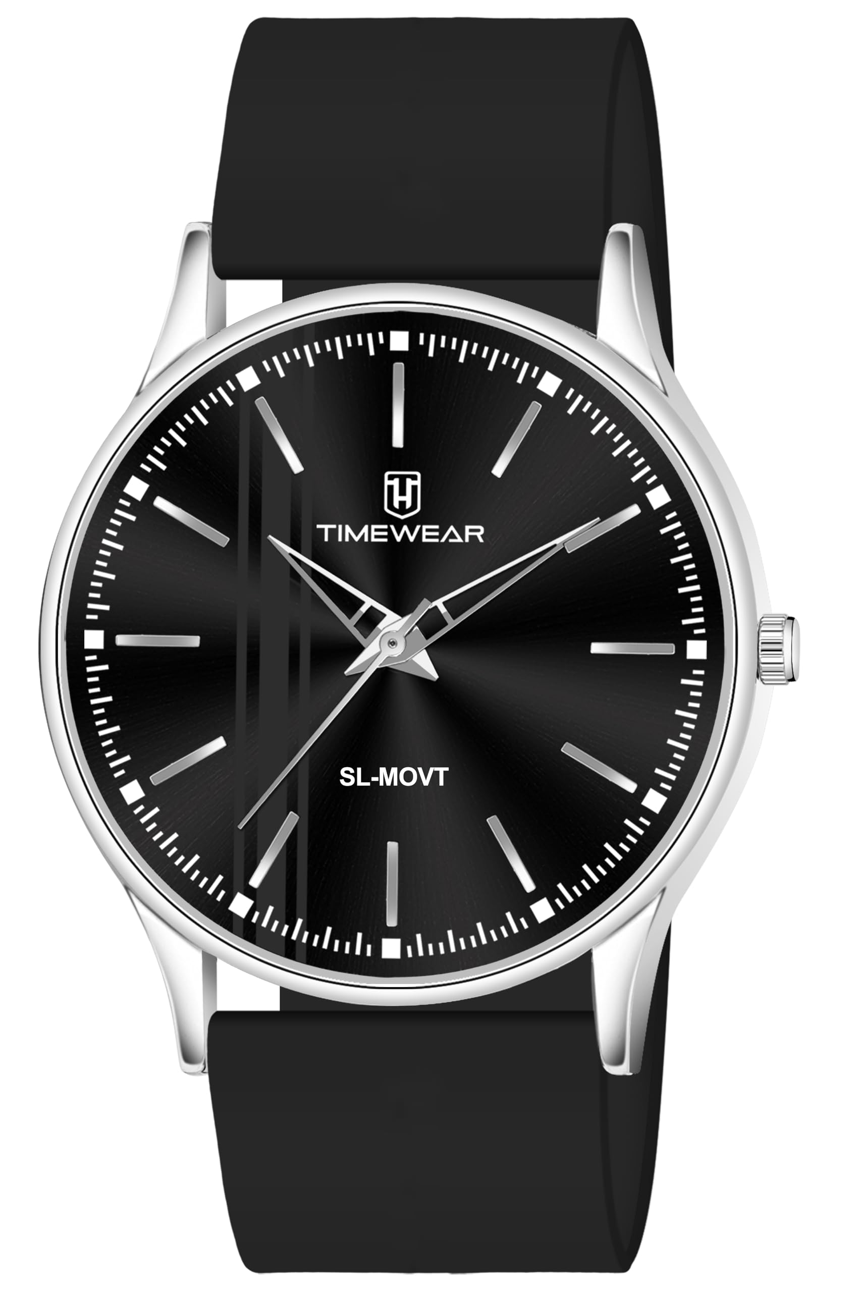 TIMEWEAR Analog Black Dial, Black Silicone Strap Watch for Men (B0CYTDR386) Amazon Price History, Amazon Price Tracker