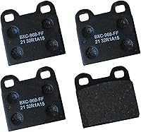Vista 242 de Pastillas de freno traseras cerámicas Bendix Premium SBC1337 para Cadillac CTS 2014-2008, SRX 2016-2010, Chevrolet Camaro 2015-2010, Saab 9-4X 2011