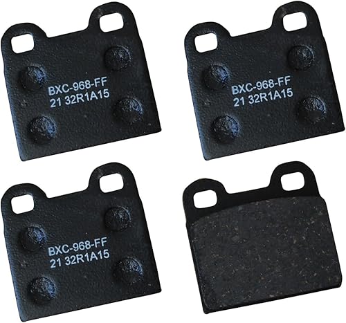 Miniatura 245 de Bendix Pastillas de freno traseras de cerámica Premium SBC1100 para Nissan Frontier 2024-2005, Xterra 2015-2005, Suzuki Equator 2012-2009