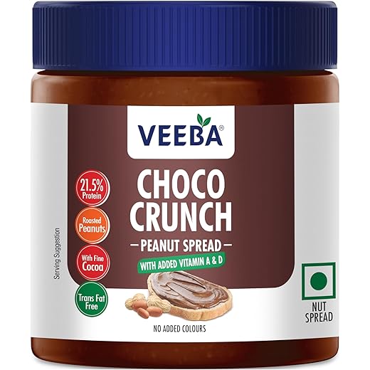 Veeba Choco Crunch Peanut Spread 340g