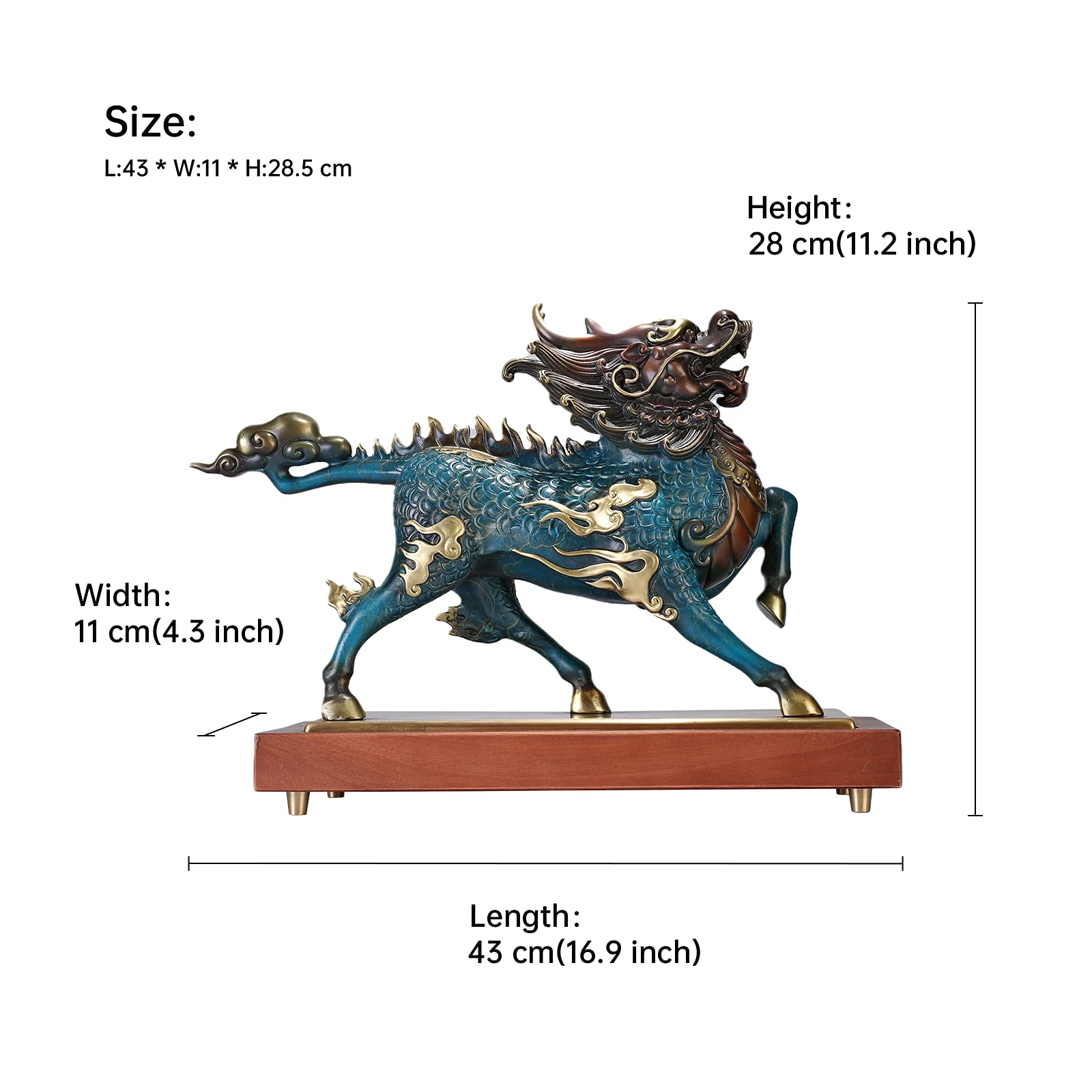 中国古美術・旧蔵鎏金鎏银の麒麟置物・瑞獣・純銅制・高浮彫・案頭・文房・禮品・風水 中国古美術・旧蔵鎏金鎏银の麒麟置物・瑞獣・純銅制・高浮彫・案頭・文