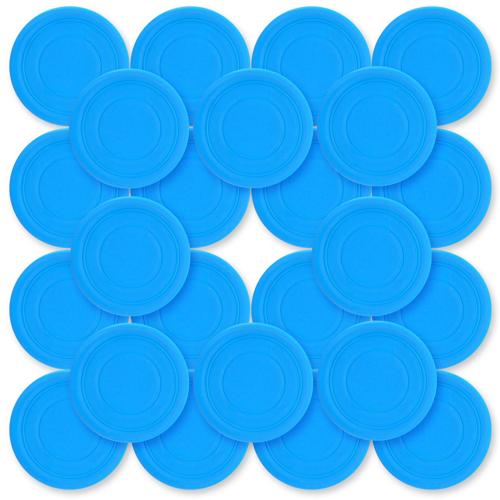 Lenwen Lot de 24 disques volants en silicone souple de 17 cm pour jardin d'enfants, jardin, plage, pelouse, parc sportif, camping, jeu pour adultes