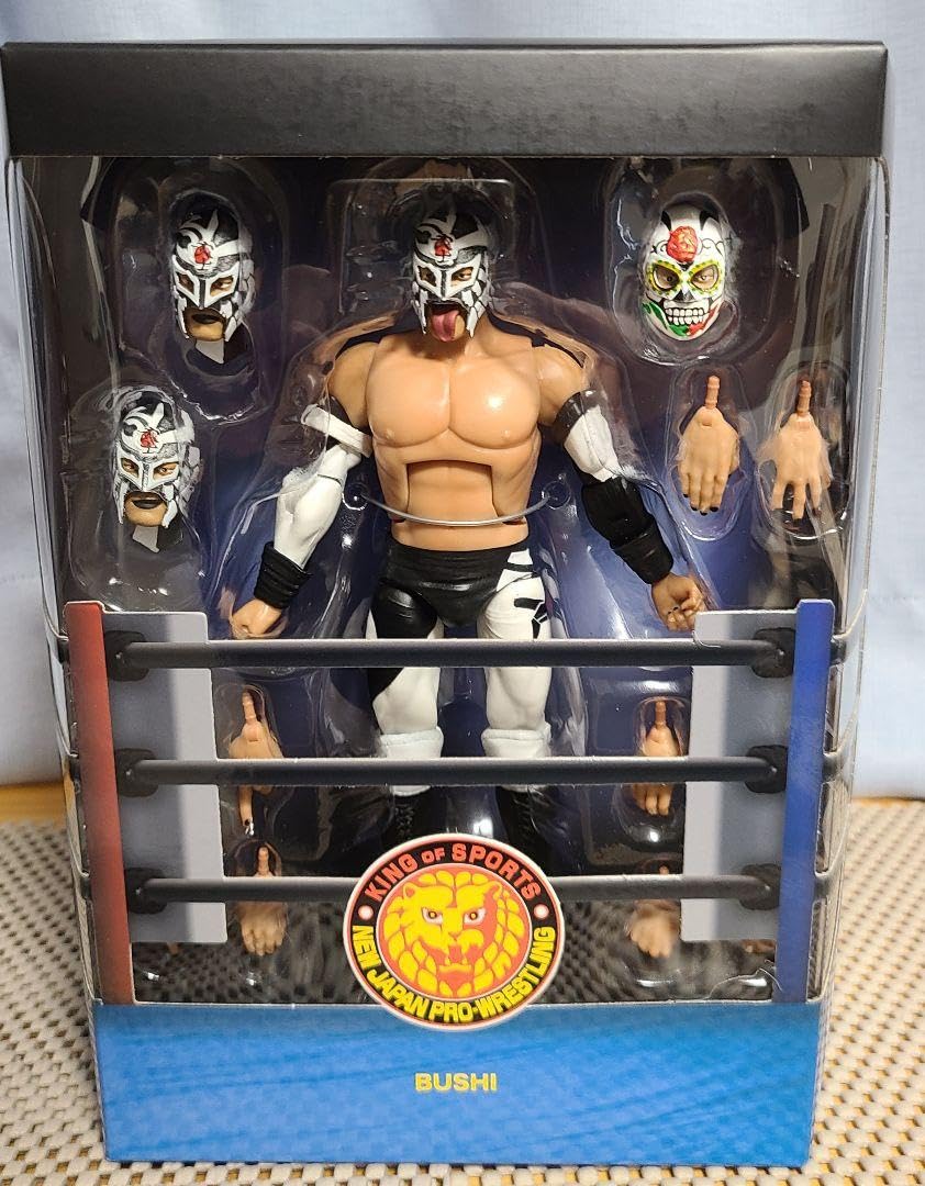 新日本プロレス SUPER7 アクションフィギュア BUSHI BUSHI – NEW JAPAN PRO WRESTLING SERIES 2 – The Mighty Luchador