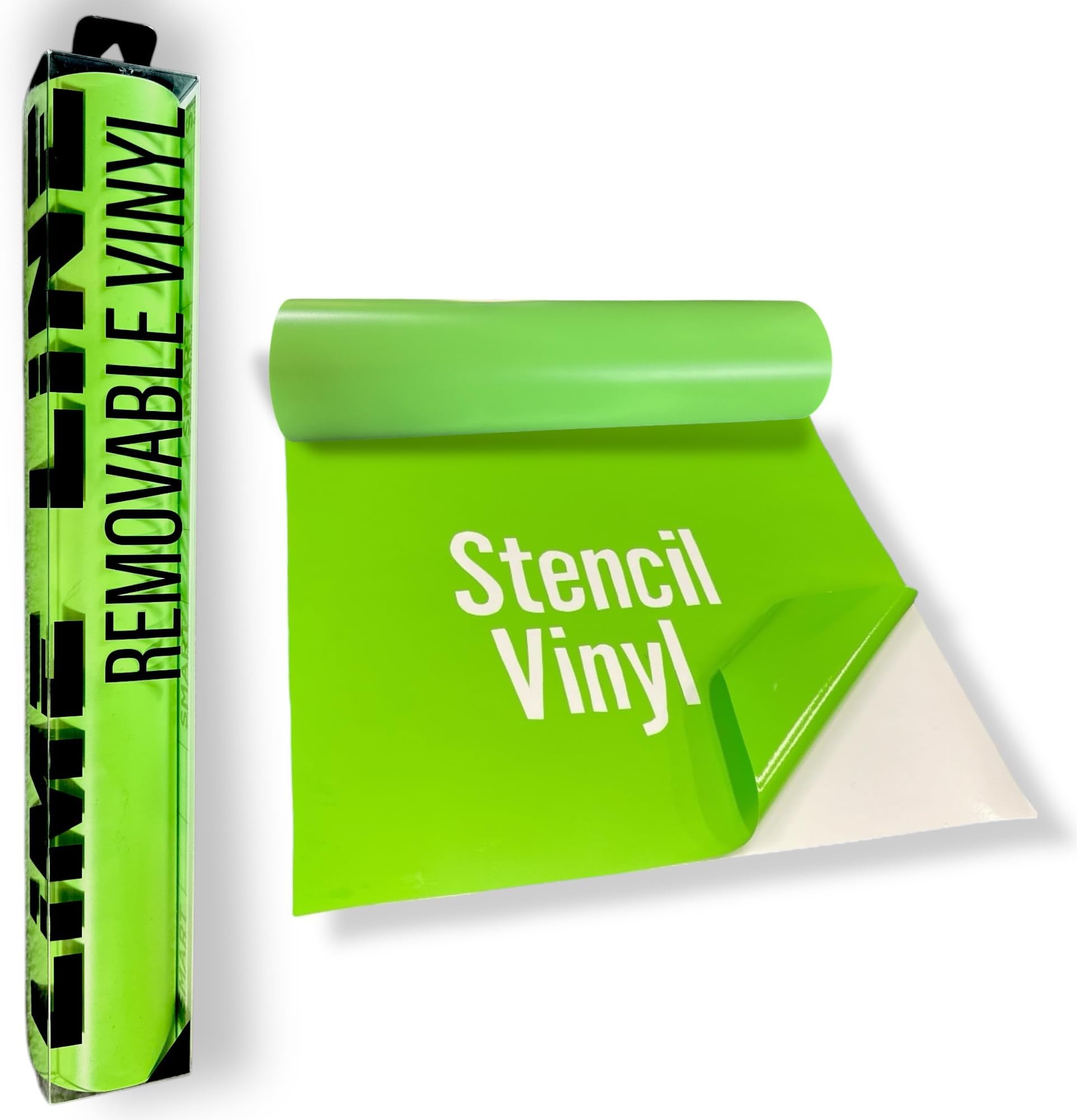 Transfer Tape, Clear with Alignment Grid, No Residue - for Transfering Stencils and Decals (Removable Vinyl)
