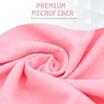 Hot Serviette de yoga - Serviette de tapis de yoga sans glissade en microfibre avec adhérence Dot Serviette absorbante pour le yoga chaud, Pilates et fitness 72" x 24", Tein/Orange