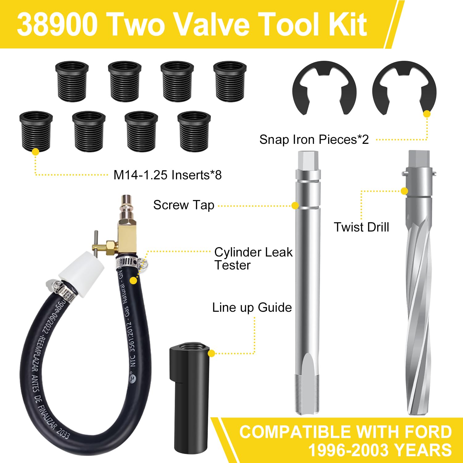 Ford Triton Valve Tool 38900 Two Valve Tool Kit For Ford Triton Engines ...