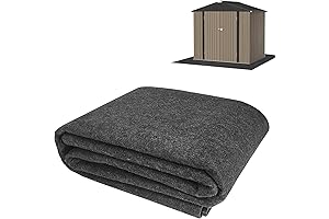 8x6.2 Ft Large Waterproof Rubber Patio Mats