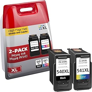 540 and 541 Ink Cartridges, Firstoner Printer Ink 540 541 Replacement for Canon Ink Cartridges 540 and 541, PG 540 CL 541 Black and Colour for Pixma MG3650 MG3500 MG3650s MX395 TS5150 TS5151