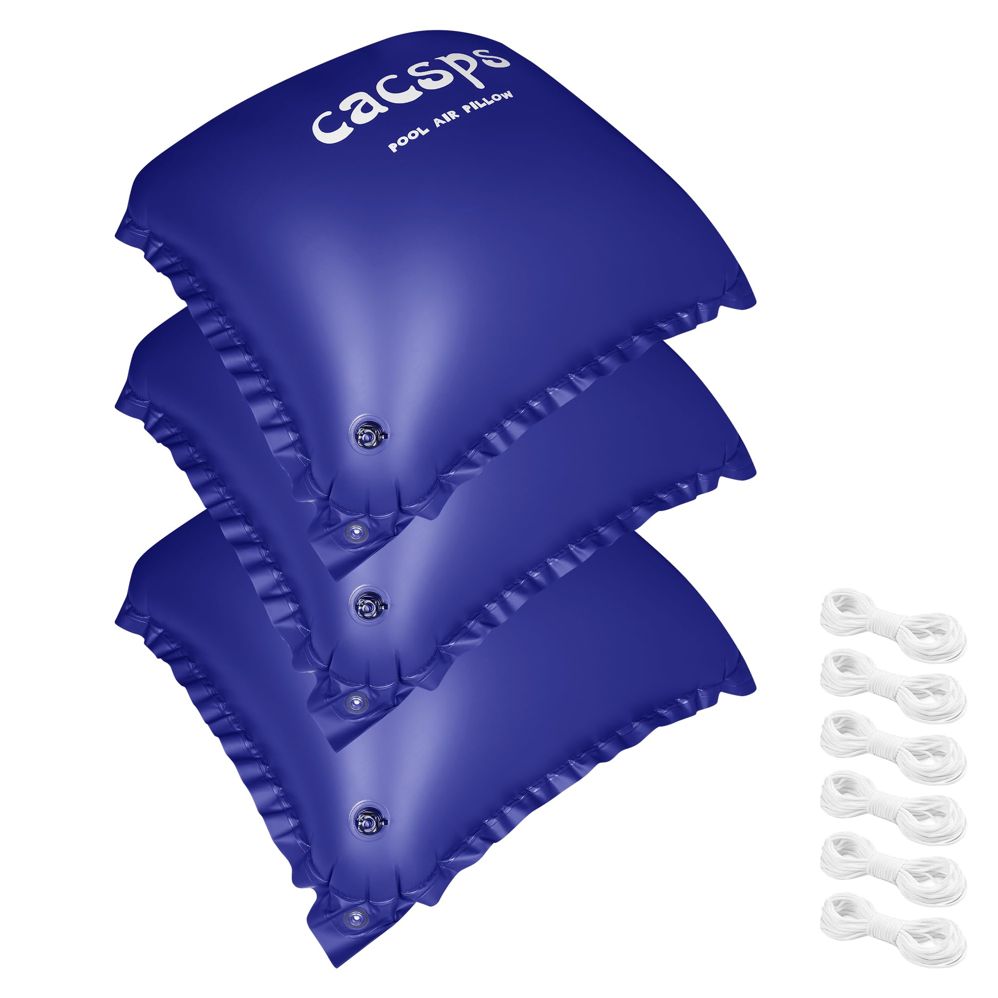 CACSPS 3 Pcs XL 120 x 120 cm Coussin d'air de Piscine. Accessoire Parfait pour la Couverture de la Piscine en Hiver et par Mauvais Temps.