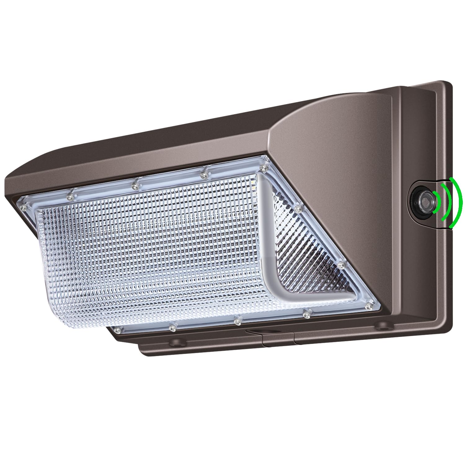 LED Wall Pack Light 120W with Dusk-to-Dawn Photocell 5000K 13800lm Commercial and Industrial Wall Pack Waterproof IP65 Outdoor Flood Security Lights for Garage Warehouses Yard