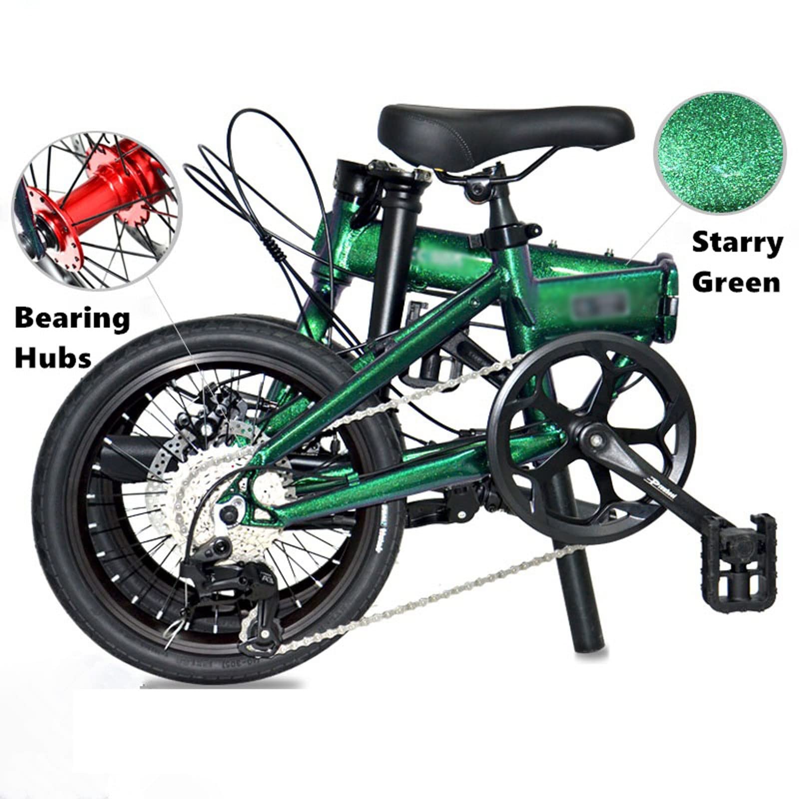 Amazon | LAKIKAddzxc Electric Bicycle 16インチ折りたたみ