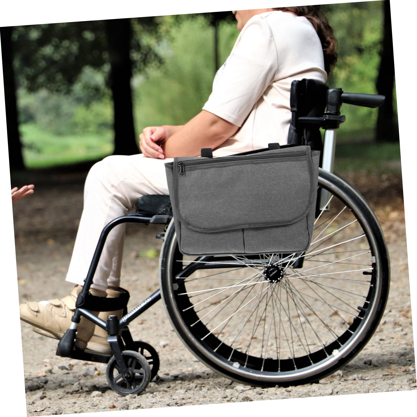 Beaupretty Bolsa Lateral De Poliéster Para Sillas De Ruedas y Andadores Bolsa De Almacenamiento Para Accesorios Para Mayores y Usuarios De Movilidad