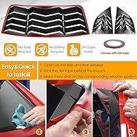 Vista 6 de Cubiertas para parabrisas trasero y lateral para Dodge Challenger 2008 2009 2010 2012 2013 2014 2015 2016 2017 2018 2019 2020 2021 2022 2023