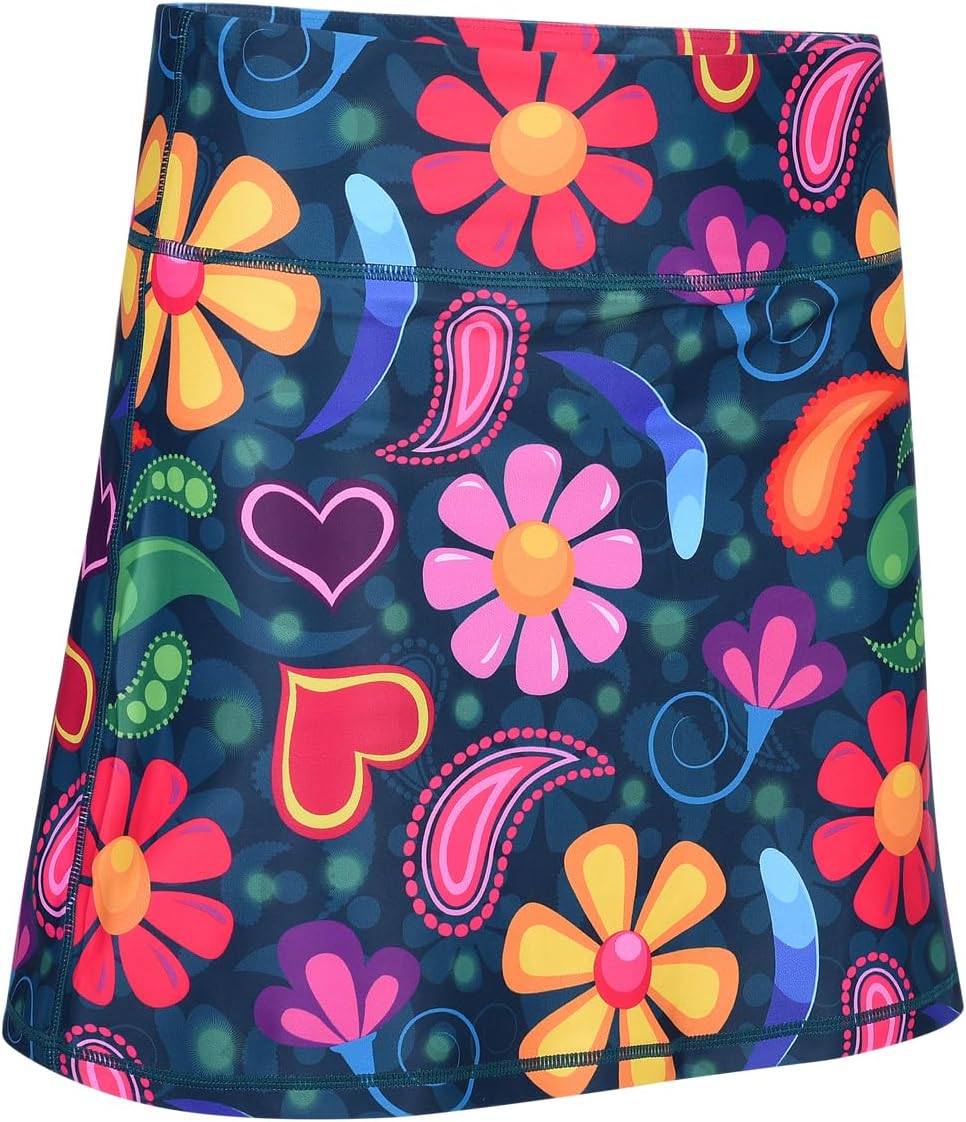 ReadyGOLF Paisley Love Ladies Active Skort