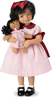 The Ashton-Drake Galleries Mayra Garza Lifelike Poseable Child Doll with Free Dolly: Aisha and Her Dolly