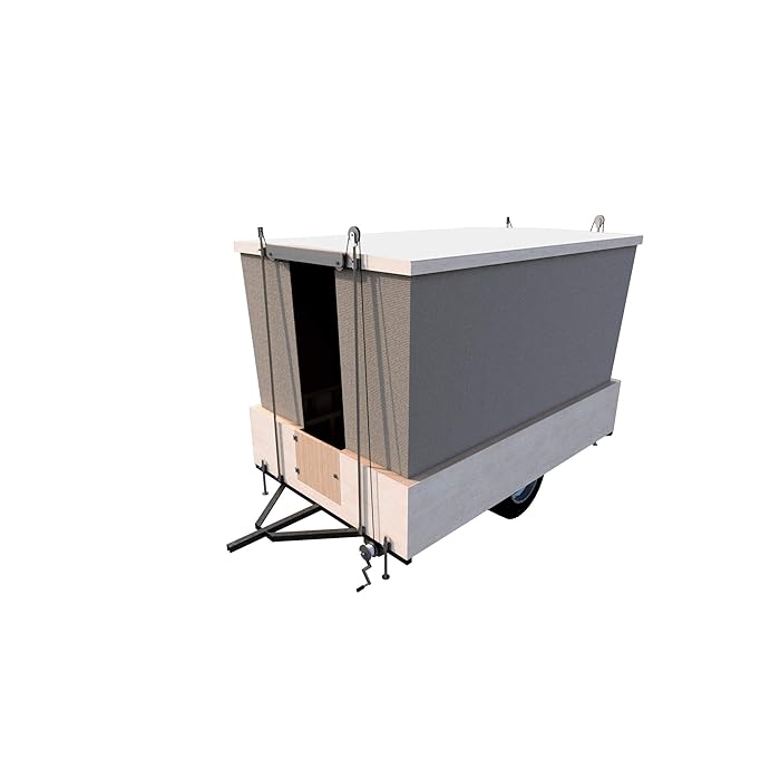 Buy Pop Up Tent Camper Trailer Building Plans DIY RV Caravan How To Build Your Own Online at