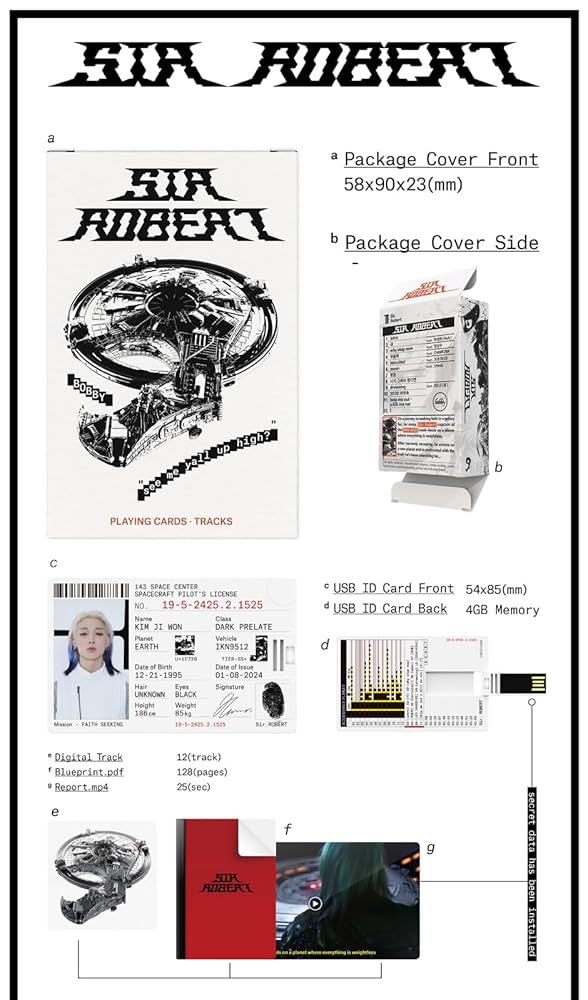 Amazon.com: KPOP iKON Bobby Sir. Robert 3rd Full Album