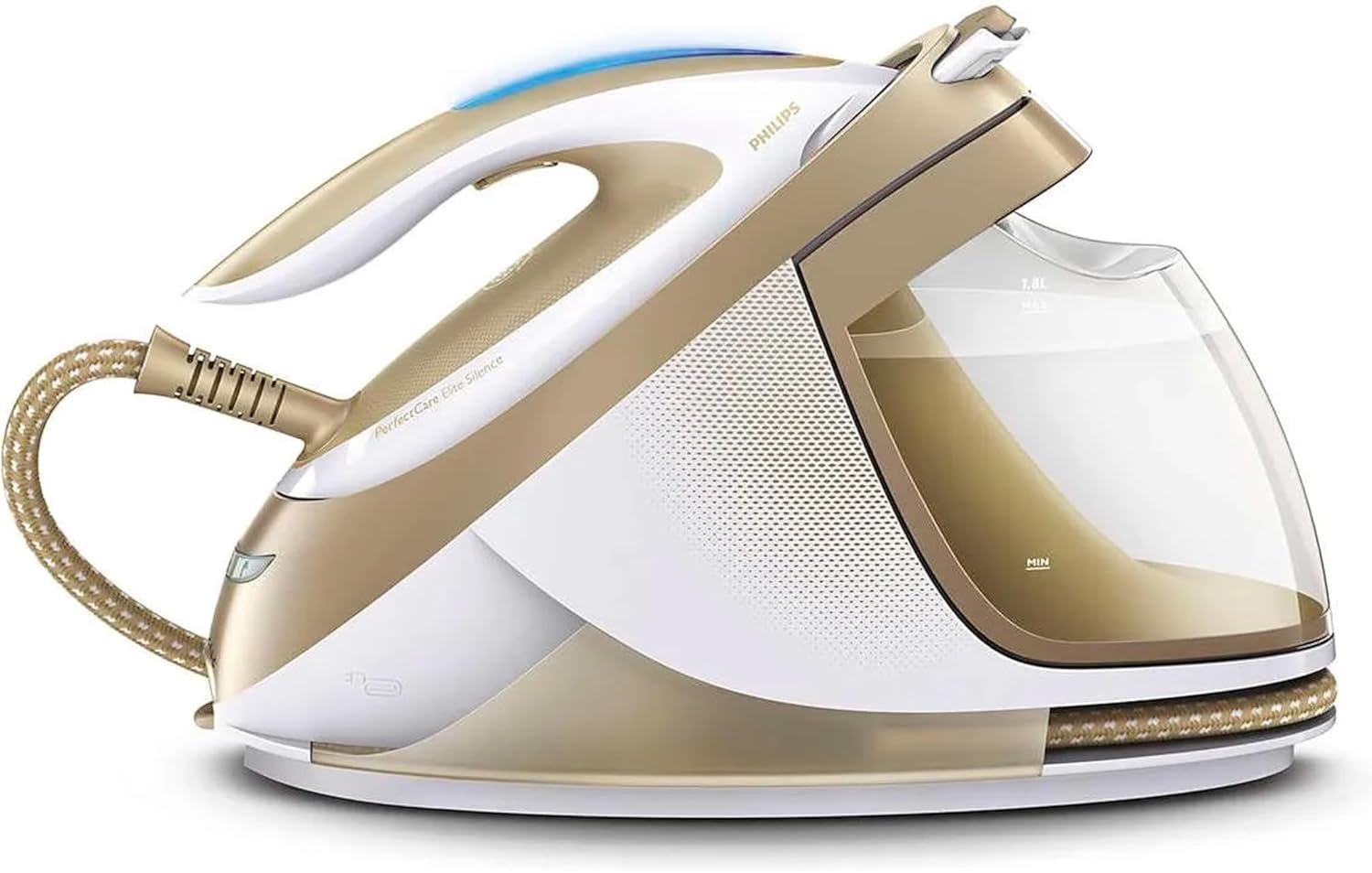 Philips GC9642 / 60 steam generator PerfectCare Elite Silence (2400 W, Optimal TEMP, 7.2 bar steam pressure, 490 g / min steam boost) gold