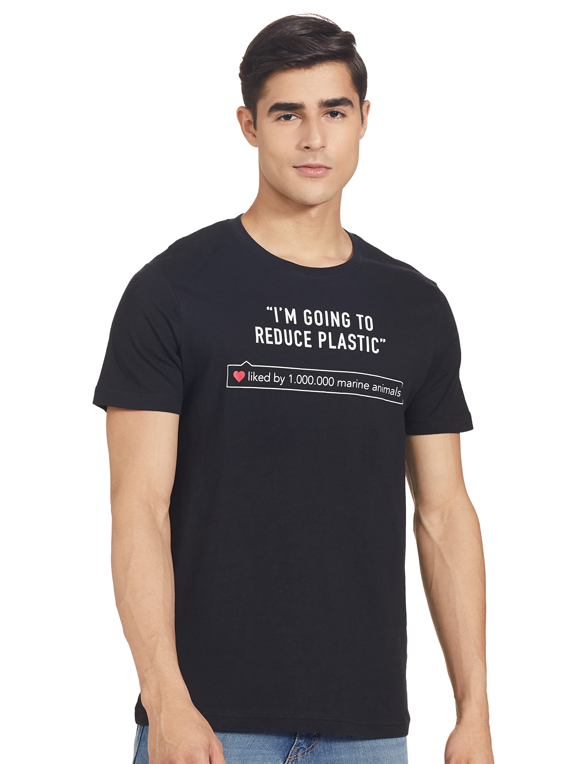 Max Men Printed Crew Neck T-Shirt