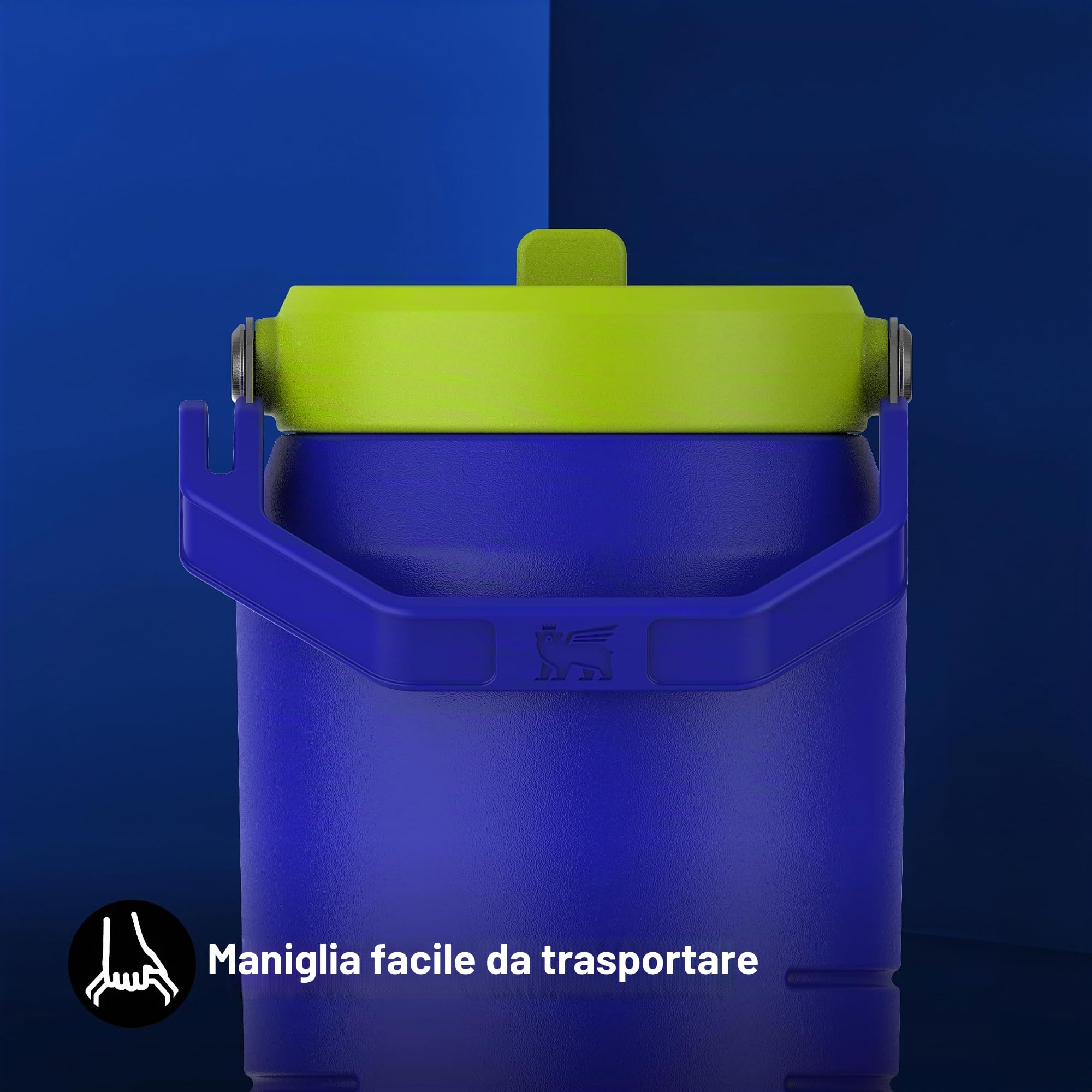 Stanley 1913 Iceflow Flip Straw 2.0 Jug 1.90L - 20 Ore Di Freddo - 4 Giorni Di Freddo - A Prova Di Perdite - Borraccia Acciaio - Lavabile In Lavastoviglie - Bottiglia Termica Palestra - Cobalt