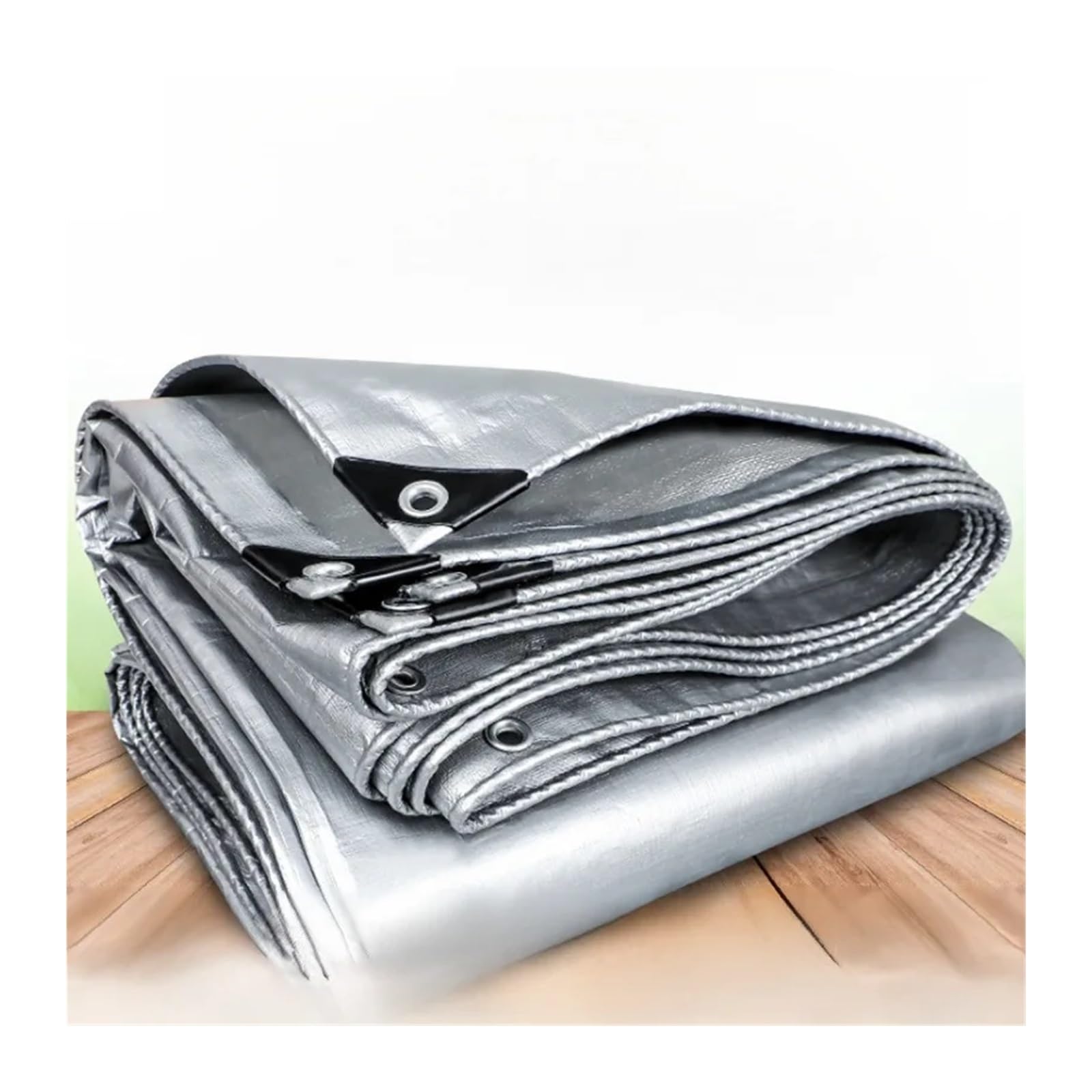 Truck Sunshade Cloth Double Silver Thickened Waterproof Outdoor Rainproof Sunscreen Cloth Shed Cloth(5mx6m)