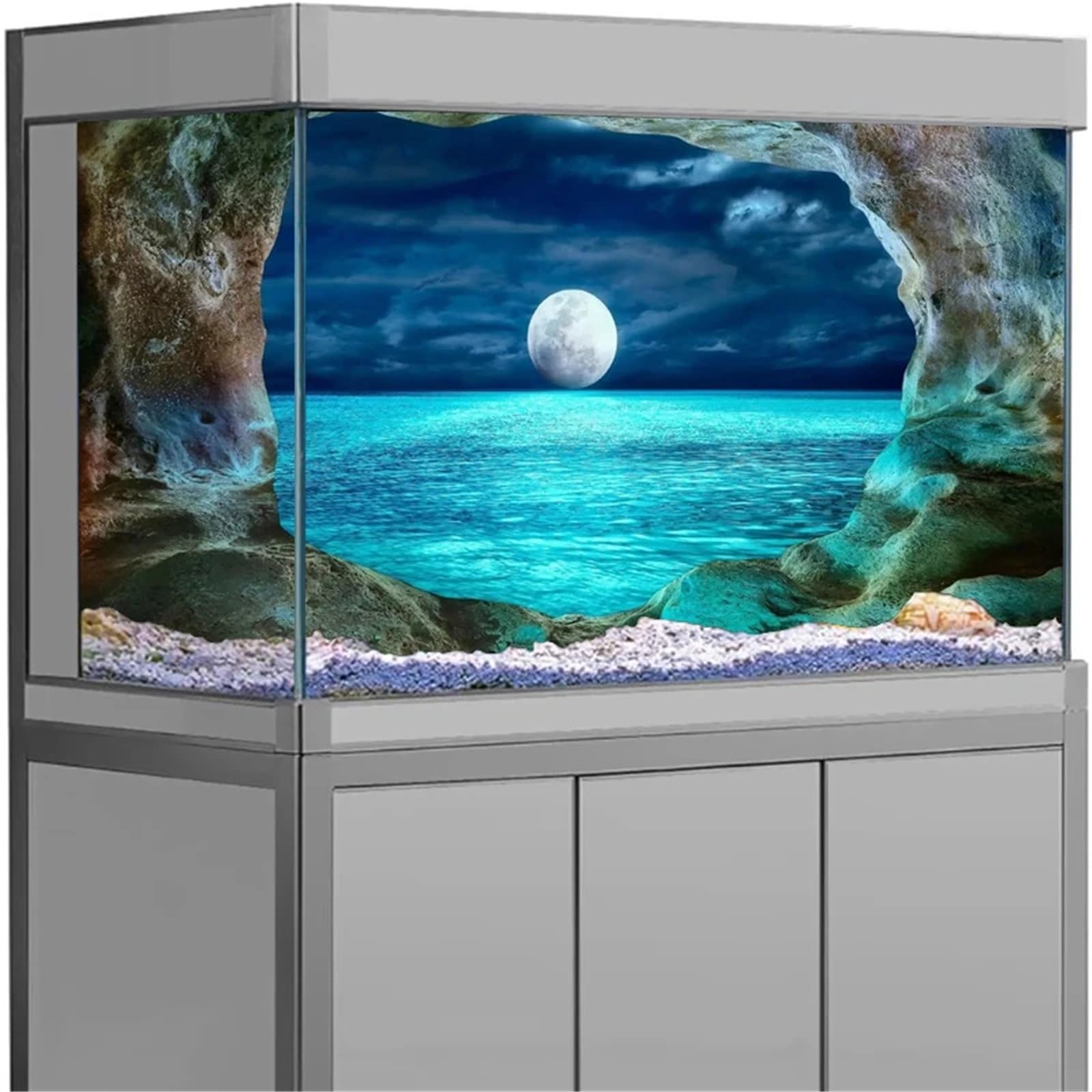 Póster De Fondo Acuario con Efecto 3D