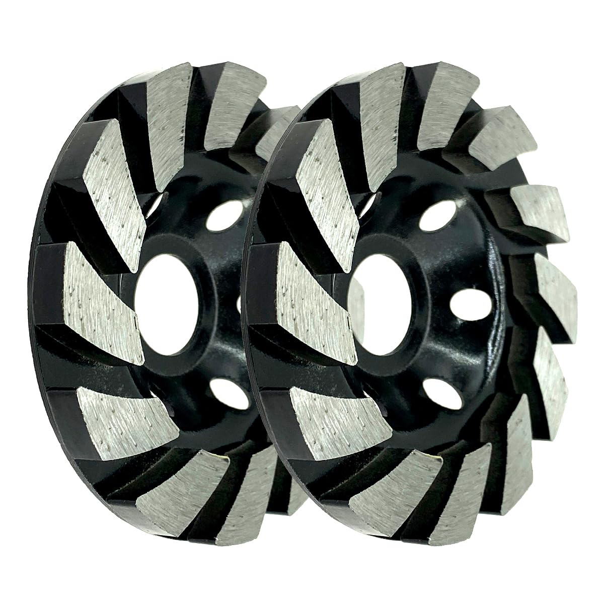 4-Pack 4 inch Diamond Concrete Grinding Wheel Heavy Duty Angle Grinder disc