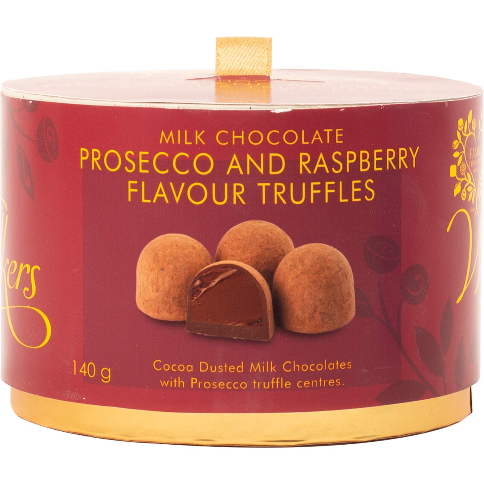 Buy Walkers Milk Chocolate Prosecco and Raspberry Truffles Tub 140g