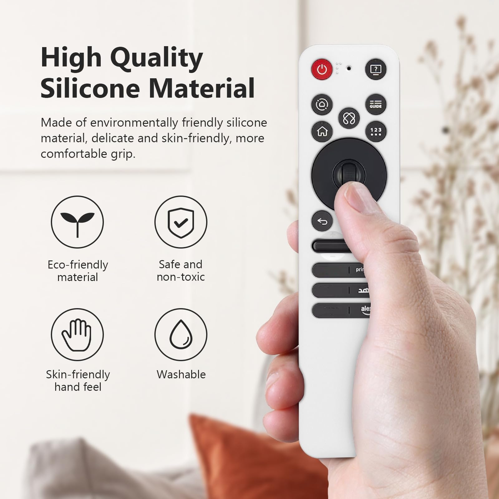 MoSundi Custodia protettiva in silicone per telecomando LG