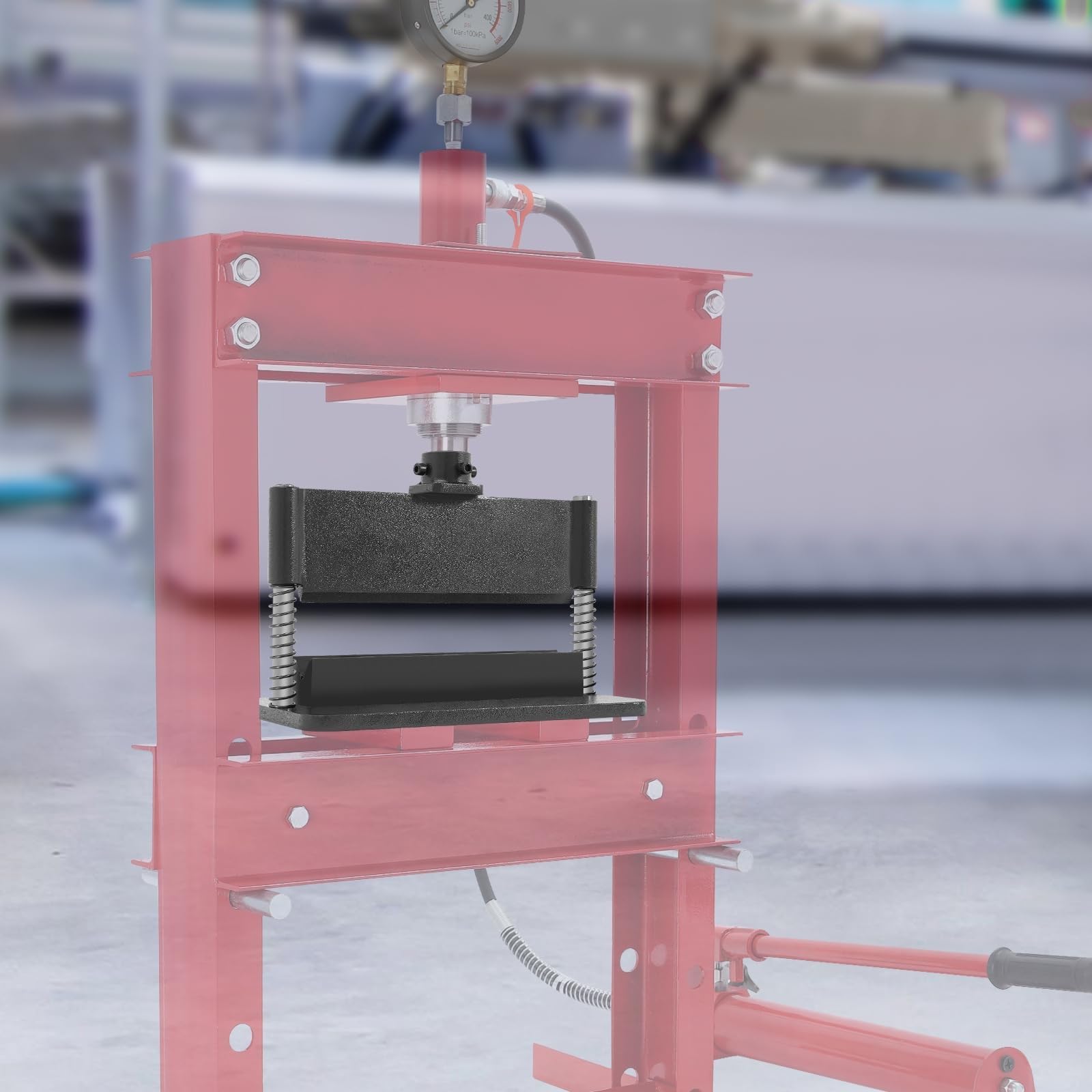 12" Abkantpressen-Anbausatz, Hydraulische Werkstattpressen, 0°-90° einstellbarer Biegewinkel, Hochleistungs-Metallbiegewerkzeug, Für Standard-Hydraulik-Werkstattpressen mit 12/20 Tonnen