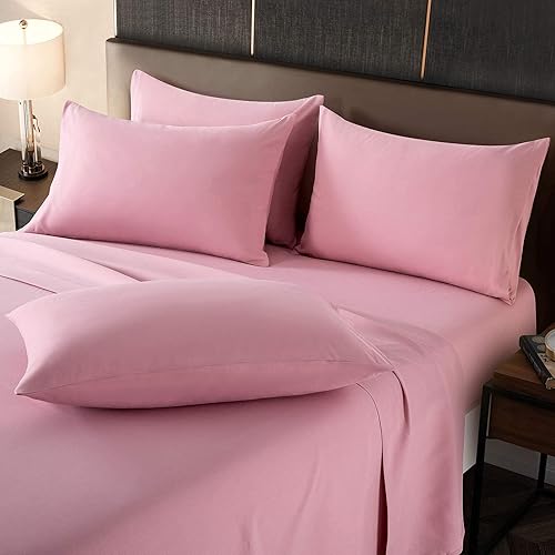 Miniatura 6 de SiinvdaBZX Juego de 4 fundas de almohada de microfibra de 1800 hilos, tamaño Queen, fundas de almohada con cierre de sobre, ultrasuaves y de fácil