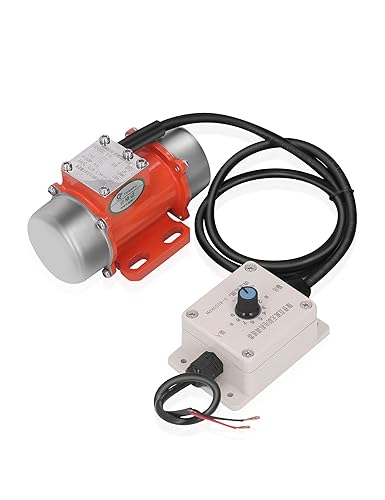 Motor vibrador de hormigón Motor vibratorio eléctrico 30W 4000RPM, motor de vibración DC sin escobillas controlador de velocidad ajustable, mini