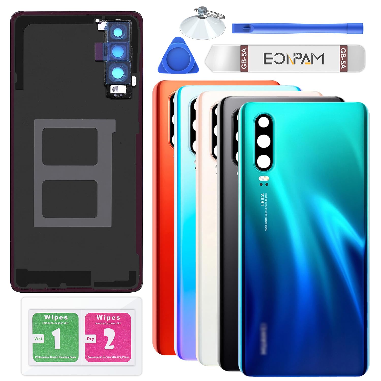 Huawei P20 Pro Kamera Akkudeckel Kamera Blitzglas Kleber F Samsung Galaxy S21 Ultra 5G G998B Ersatzgehäuse P20 Pro