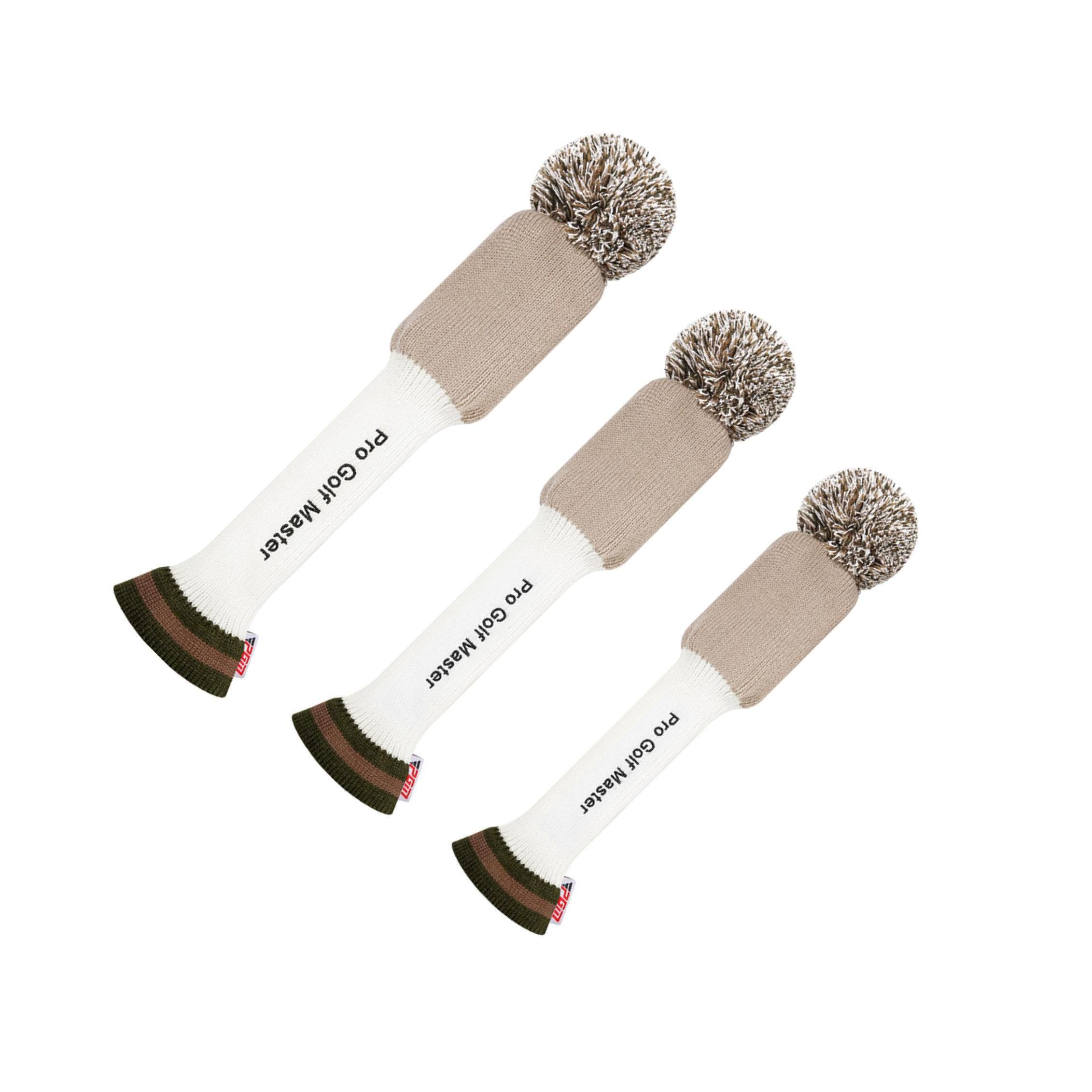 Coprimazze da Golf in Maglia a Collo Lungo, Set di coprimazze da Golf per legni e Accessori Moda, Set di in Maglia a Collo Lungo
