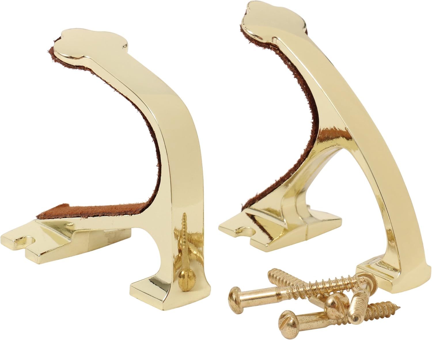 Allen Company Shotgun and Rifle Brass Wall Mount Hooks
