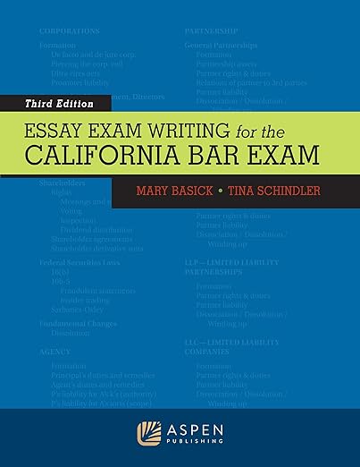 Essay Exam Writing for the California Bar Exam (Bar Review Series)