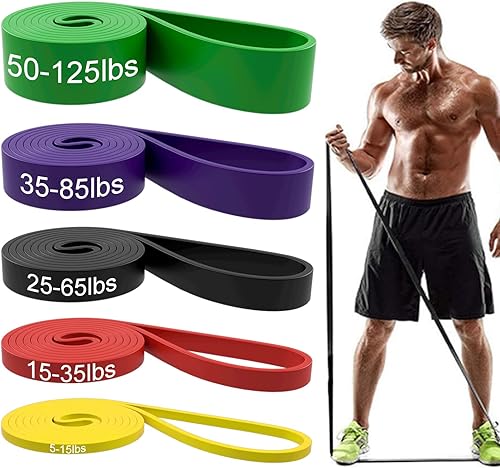 Miniatura 6 de Resistance Bands, Pull Up Assist Bands - Workout Bands, Eexercise Bands, Long Resistance Bands Set for Working Out, Fitness, Training, Physical
