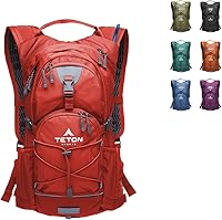 Vista 24 de Teton Oasis/Trailrunner Mochila de hidratación – Paquete de agua ligera con bolsa de 2L/3L para senderismo, correr, ciclismo, ciclismo – Tamaños