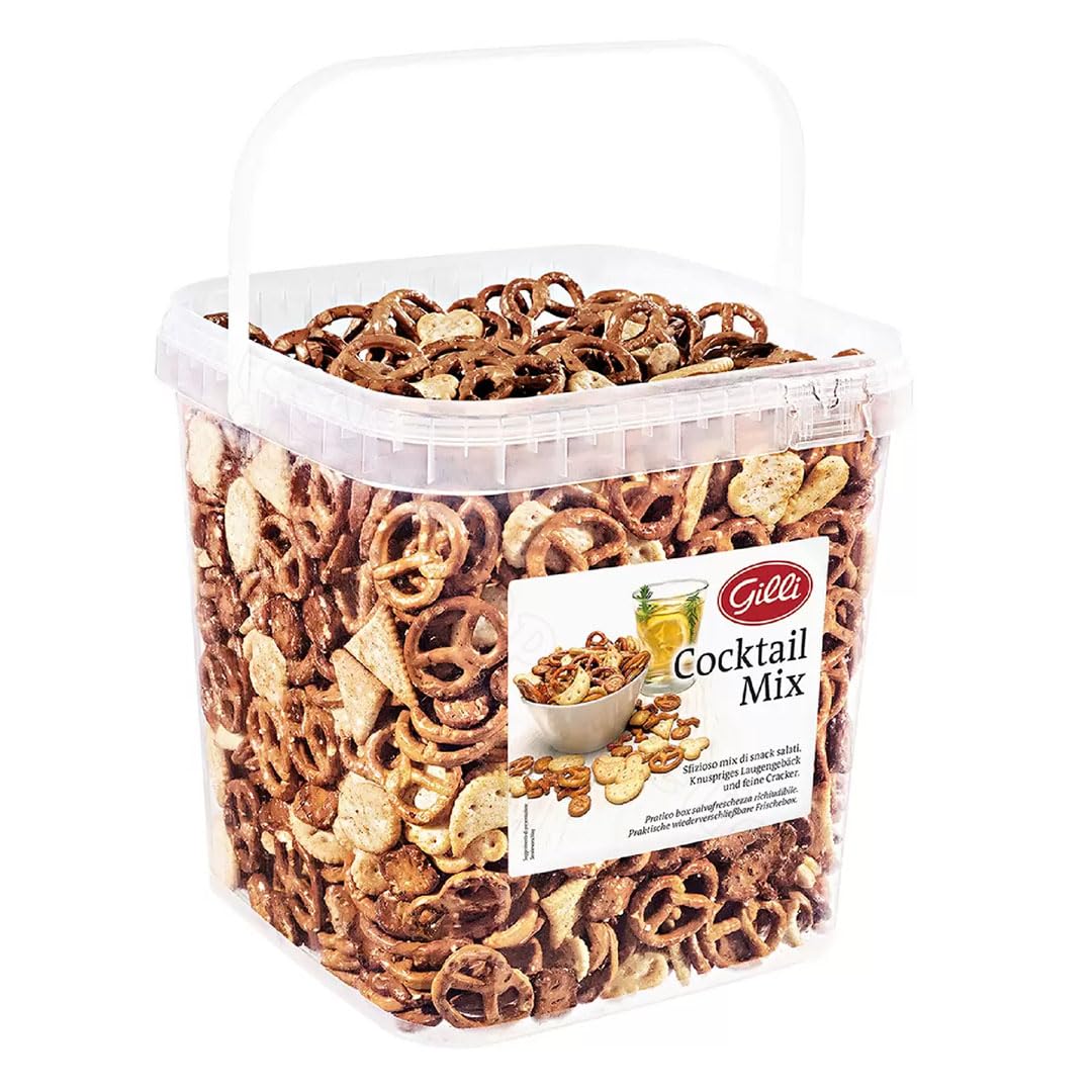 Amazon | Gilli プレッツェル＆クラッカー カクテルミックス 1.5kg お
