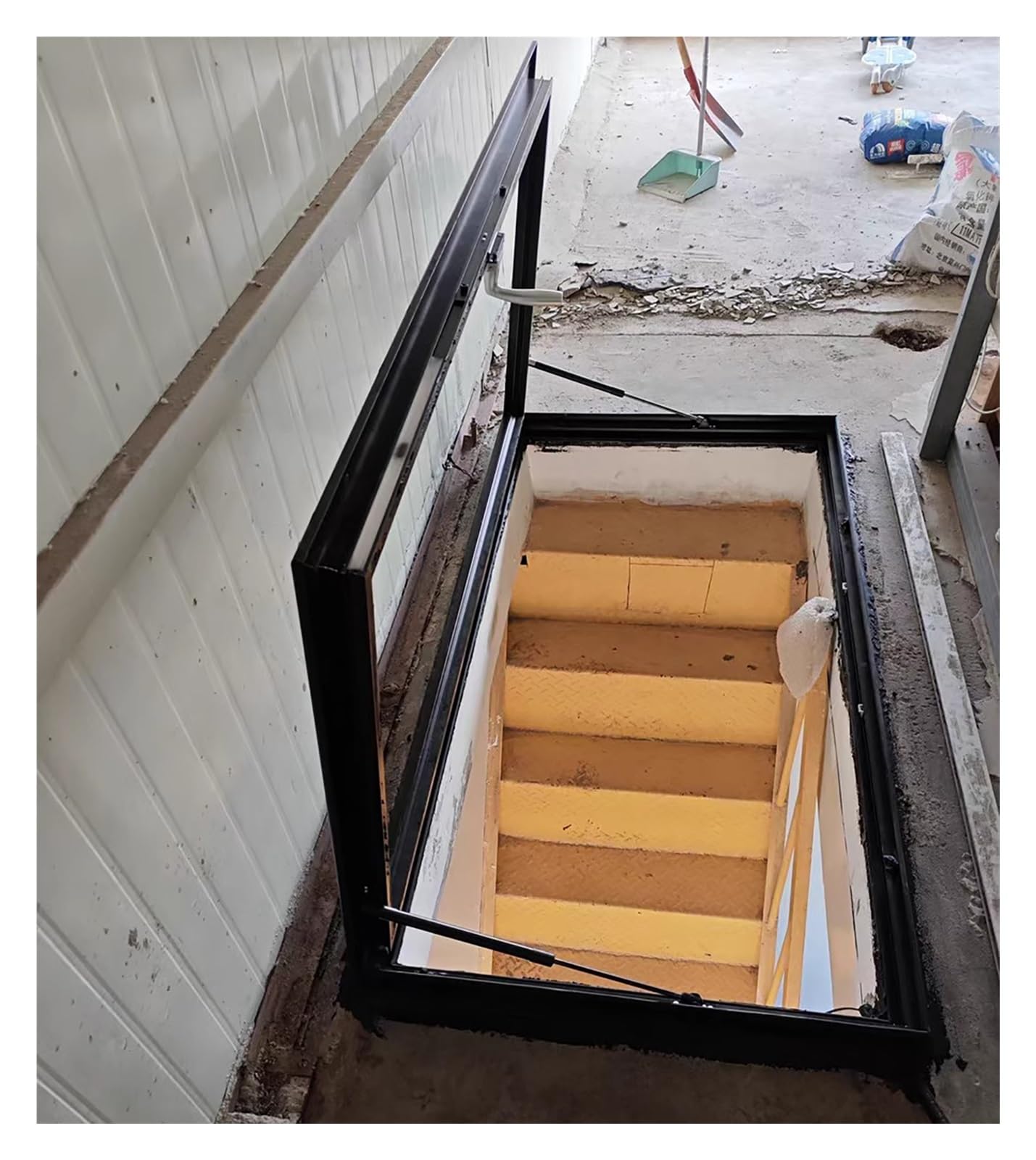 Ventana de inspección de techo de doble acristalamiento personalizada, grande, 60 x 50 cm, cubierta de ventilación para ático y sótano, resistente a la intemperie