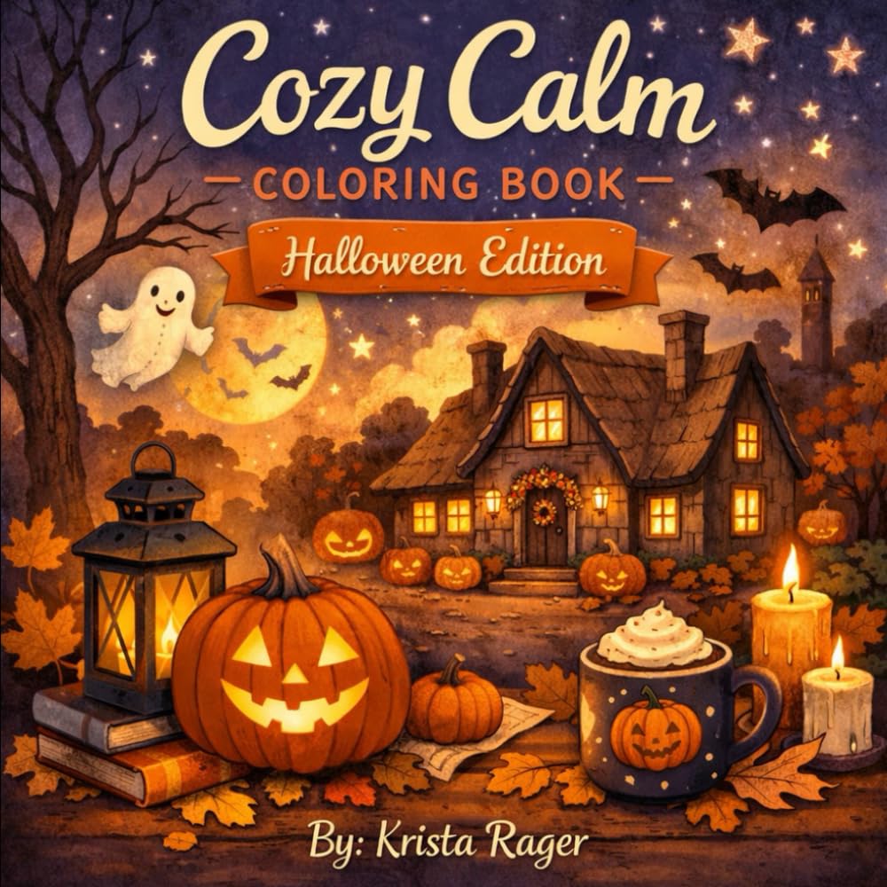 Cozy Calm Coloring Book Halloween Edition