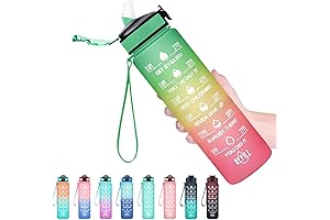 Sahara Sailor 32oz Water Bottle with Time Marker