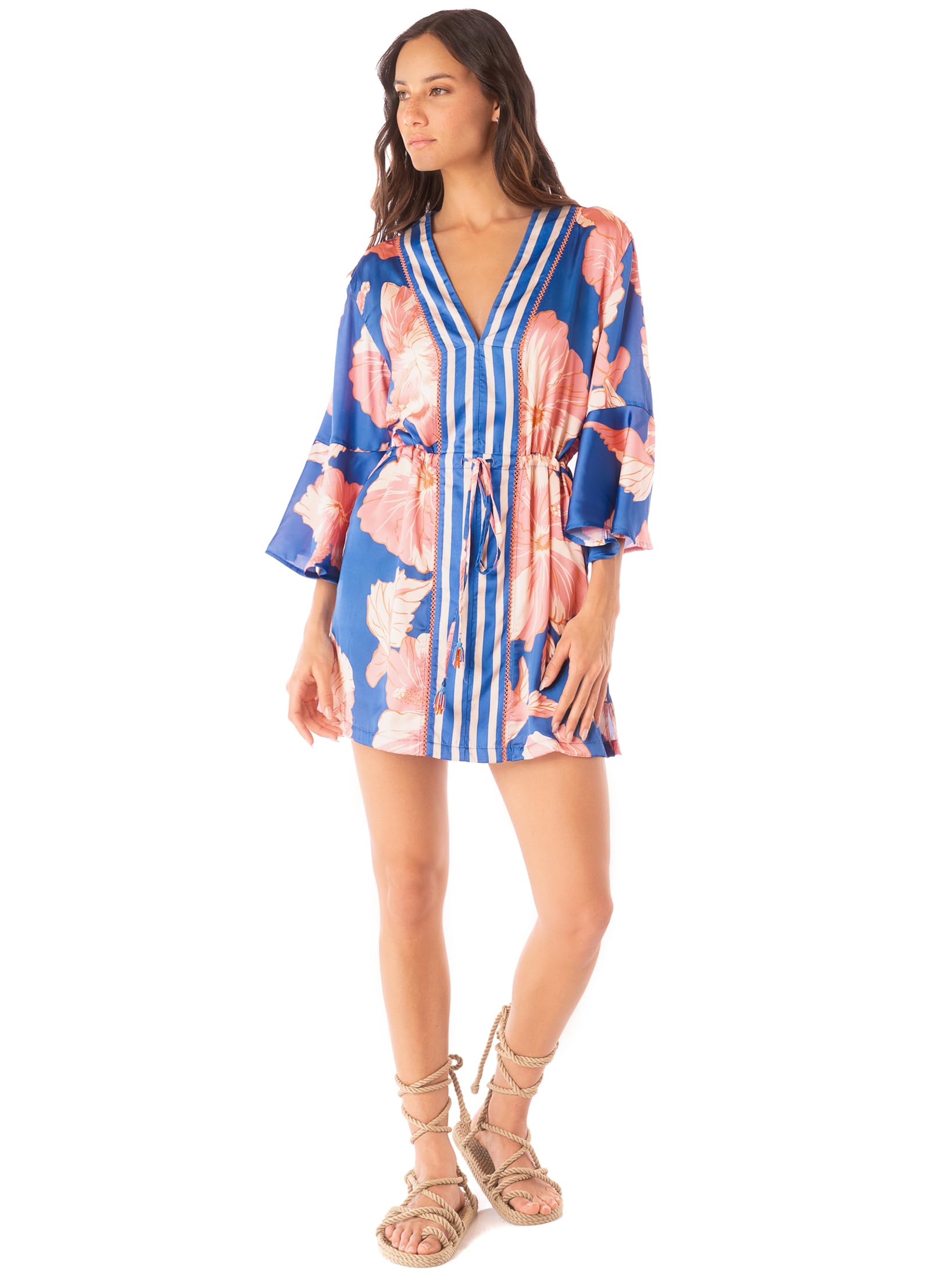 Maaji Damen Magnolia Mirage Enjoyable Kaftan Badebekleidung, Helles Blau, Small
