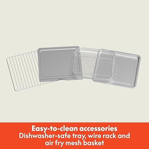 Miniatura 6 de bella Horno tostador Air Fry, 7 opciones de cocción preestablecidas, bandejas revestidas EverGood aptas para lavavajillas, apagado automático de 60