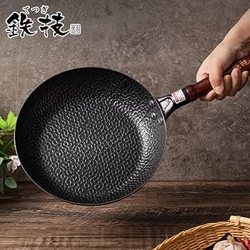 キャンプに！蓋付き鉄鍋27cm 4〜6人用電磁調理器200V対応