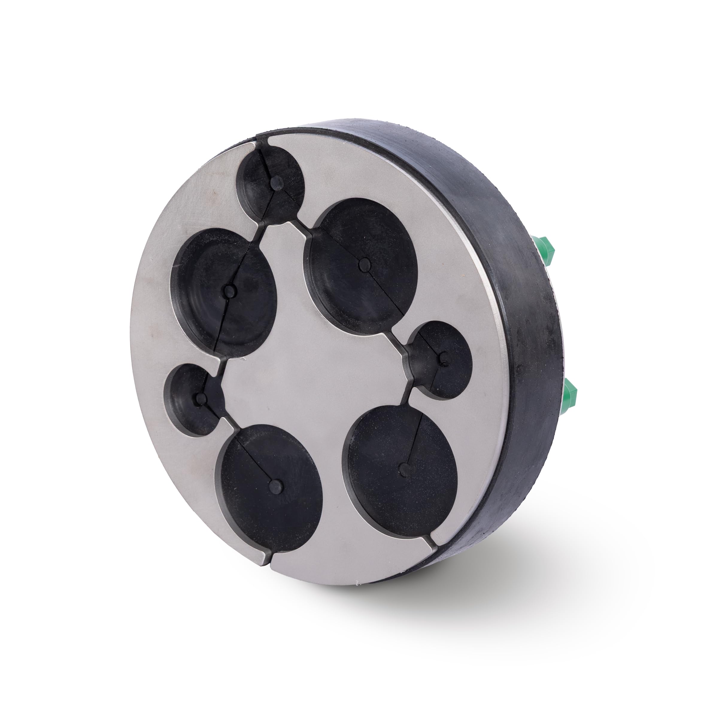KRASO Inserto de densidad universal múltiple – dividido – paso para cables y tubos, doble sellado, resistente al agua hasta 2,5 bar (200-3 x 6-28 mm o ciego 4 x 6-52 mm o ciego)