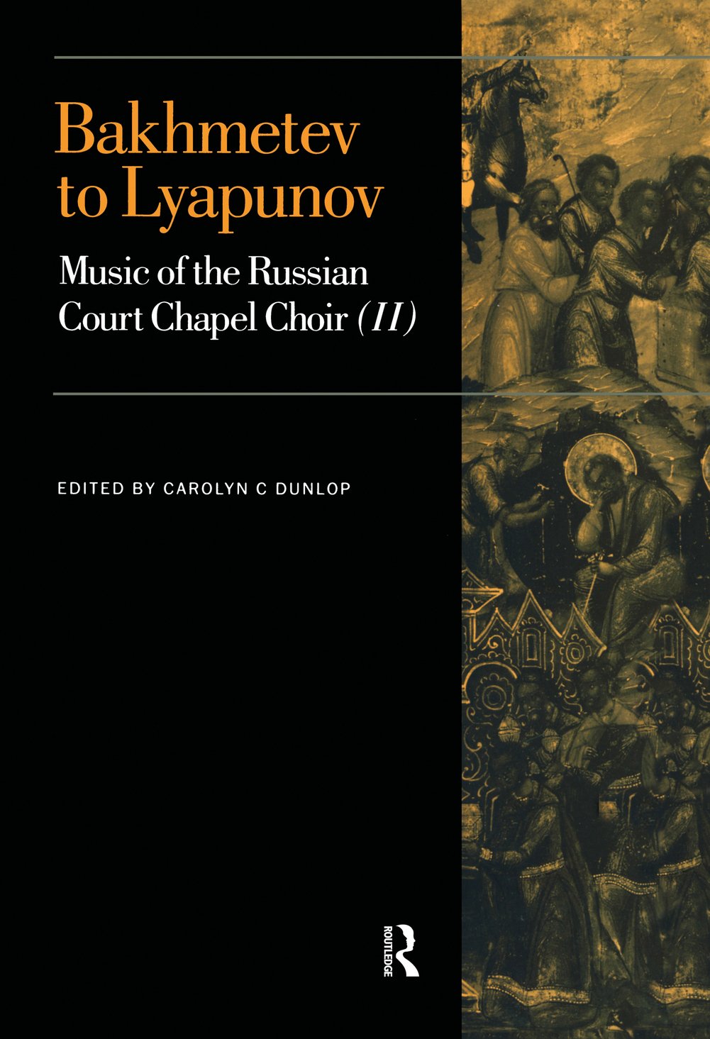Chœur de la Chapelle de la Cour Russe II partition Bakhmetev à Lyapunov en édition anglaise