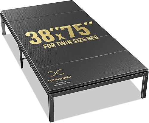 Bunkie Board tamaño individual 38 x 75 Tablas de cama de madera reforzada resistente para debajo del colchón, tablero de soporte universal para