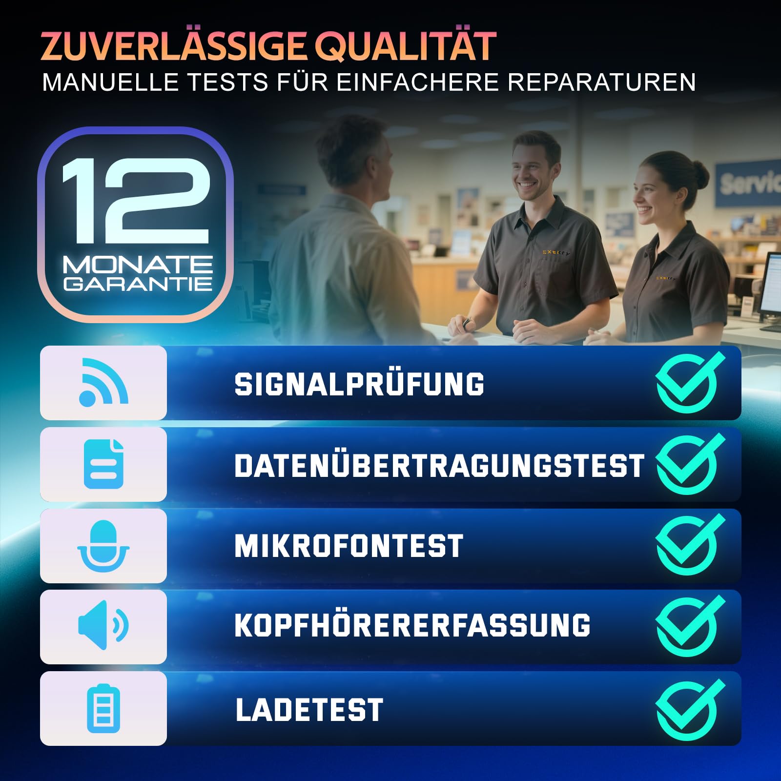 Ladebuchse Ersatz für Samsung Galaxy A52 4G/5G, Reparaturset | Ladeanschluss Dock Connector mit Mikrofon, Charger Repair und Reparaturset mit Werkzeugen.